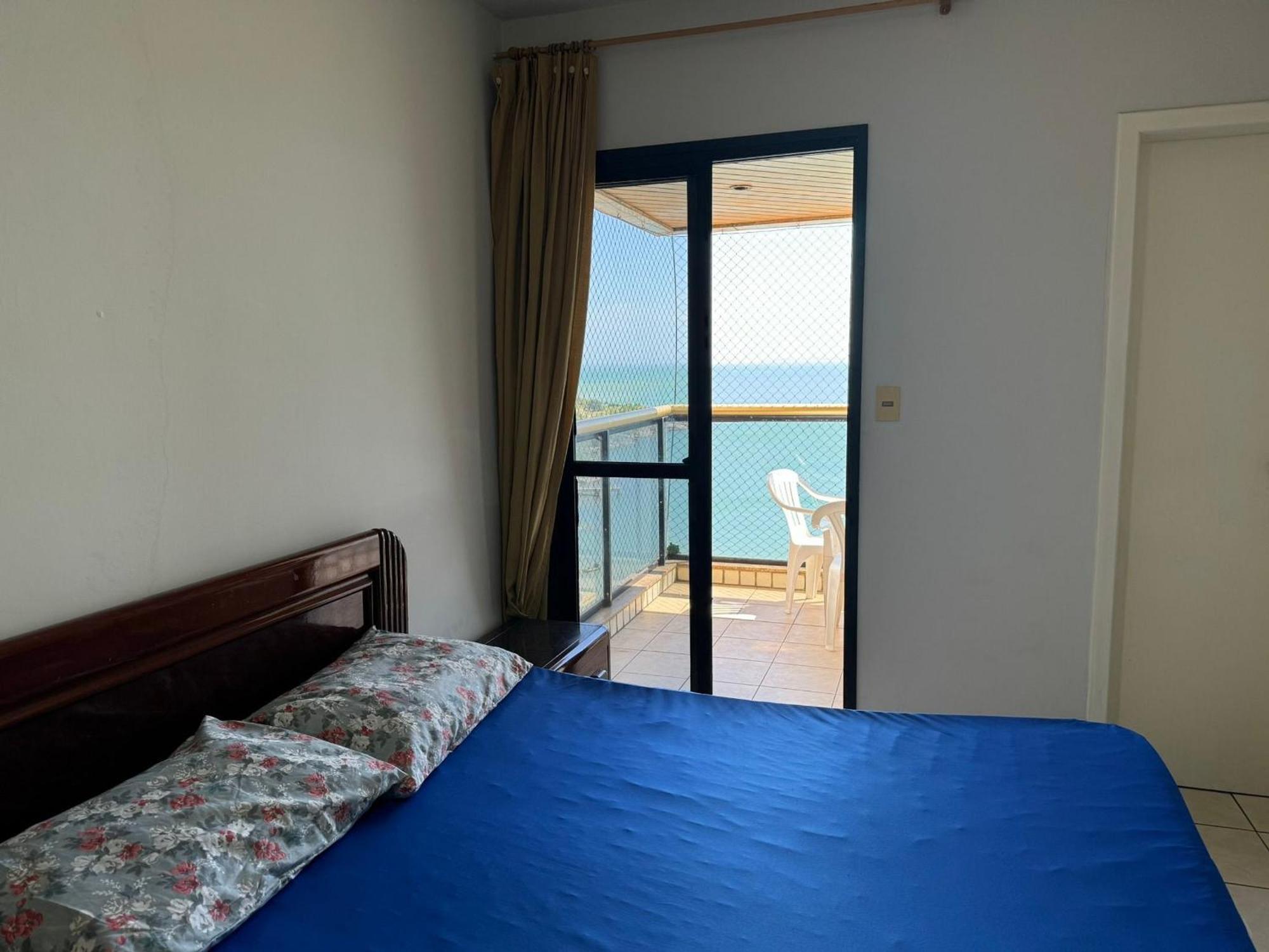 גוארפארי Praia Do Morro - Apt. Canto Nobre, Frente Total Para O Mar, 4 Quartos 1 Vaga De Garagem, 2 Banheiros מראה חיצוני תמונה